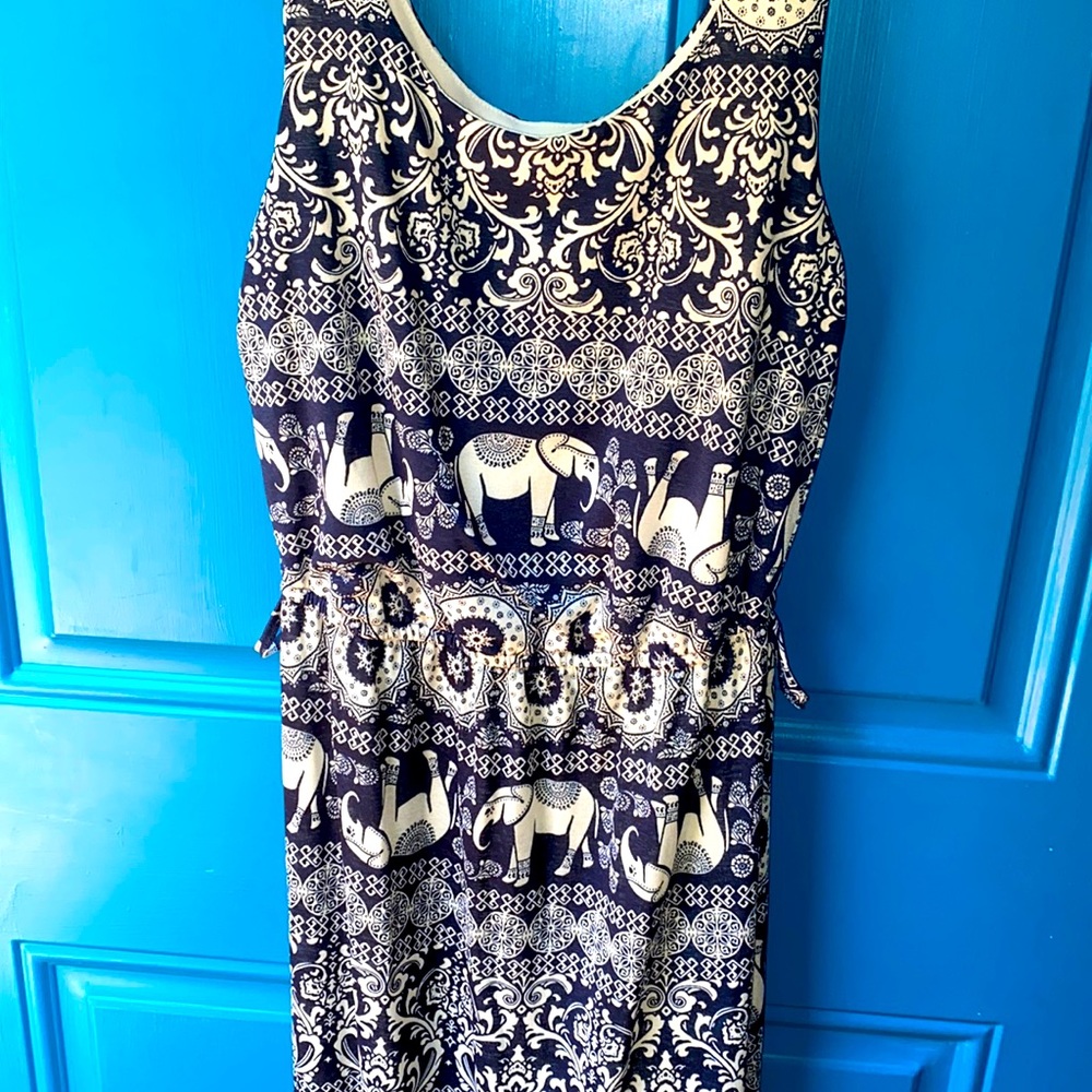 rue21 Maxi Dress  Size Small Elephant Print